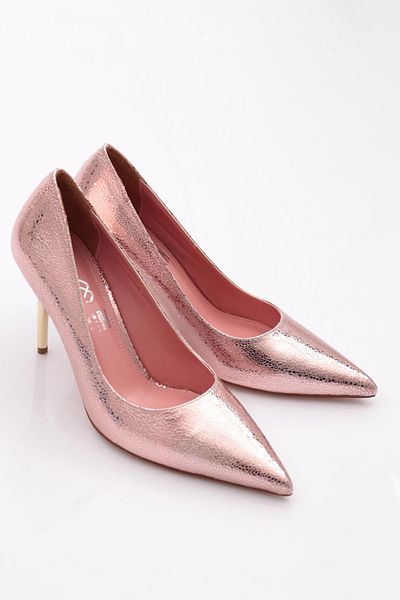 DGN Pantofi cu toc pentru femei Nut Pomegranate - 4836535