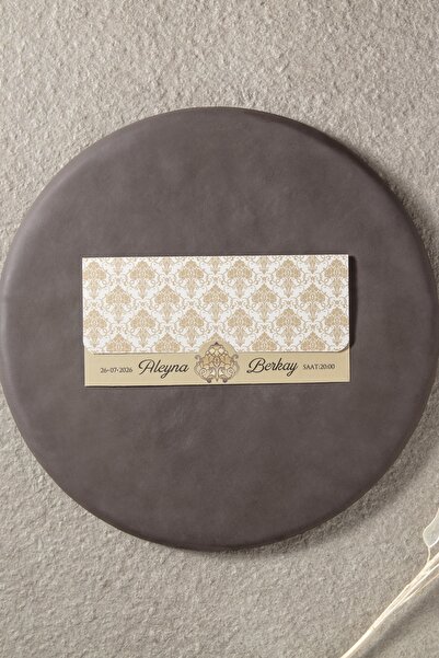 İKLİM DAVETİYE 50 Adet Zarfsız Ekonomik Düğün, Nişan, Nikah Davetiyesi, Baskı...