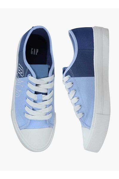 GAP Girls' Colourblock Sneakers with Lace-Up Closure - BALTIMORE