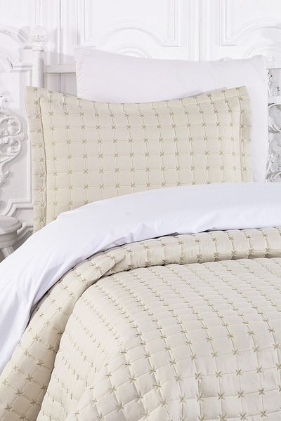 Levanzo Alden Beige Single Bedspread