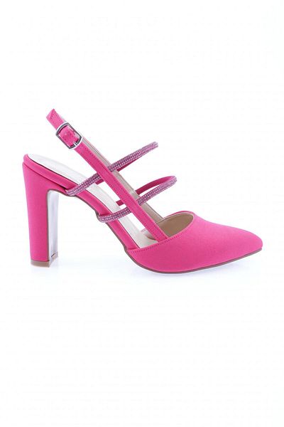 DGN Pantofi cu toc de damă Fuchsia Scuba 42733910