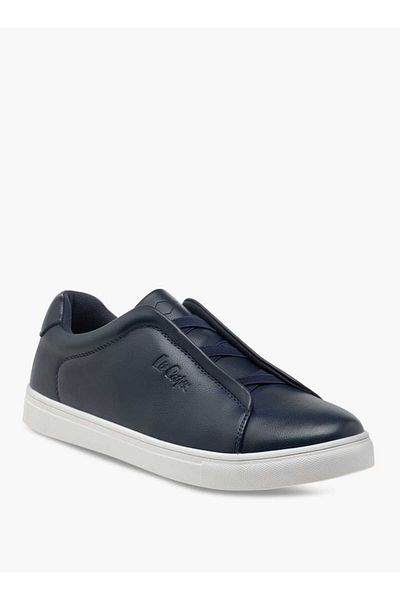 Lee Cooper Men's Cross Strap Detail Slip-On Sneakers