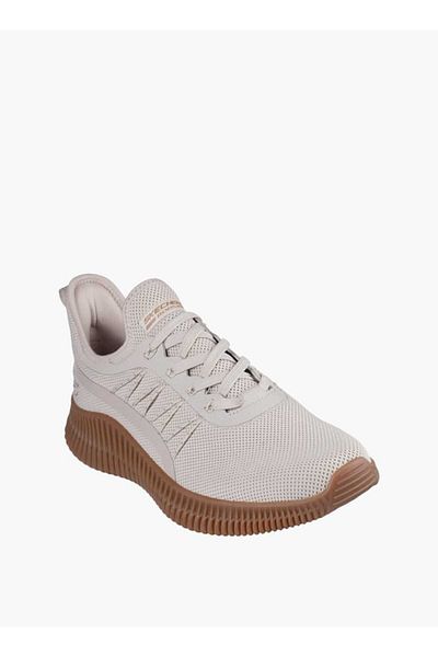 SKECHERS Men's Mesh Sports Shoes with Lace-Up Closure - BOBS GEO