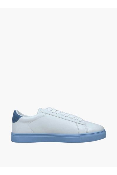 GAP Women's Panelled Sneakers with Lace-Up Closure - MEMPHIS