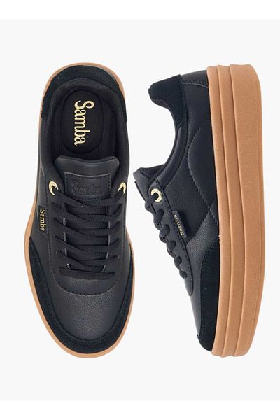 Samba Samba Womens' Panelled Lace-Up Sneakers