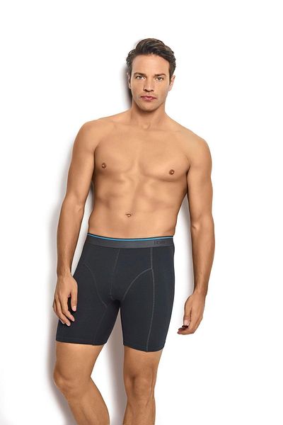 Jiber 268 Ανδρικά μακρύ μπόξερ από βαμβακερό Lycra 3 συσκευασιών