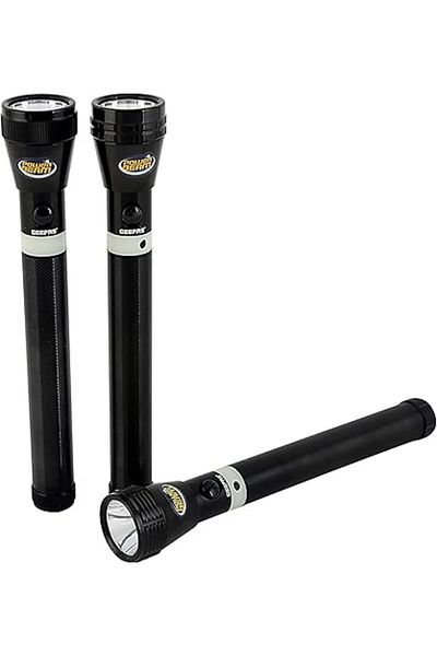 Geepas -3- مصباح يدوي LED قابل لإعادة الشحن-(Gfl4622)