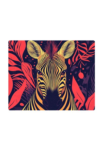 lili hediyelik Zebra Printed Mousepad 17.5X21.5 cm