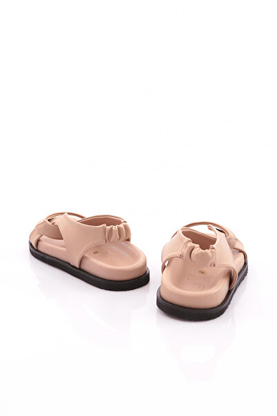 DGN Nude Colored Women's Sandals - Cross Strap, Model 41513372