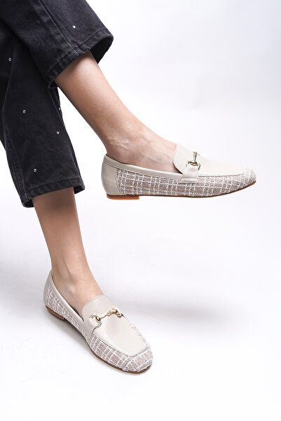 Riccon Winlayna Beige Women's Ballerinas - 0012093