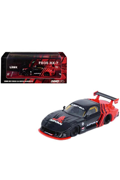 Inno Inno64 1/64 LBWK MAZDA RX7 (FD3S) LB- "ADVAN LIVERY' Siyah Model Araba