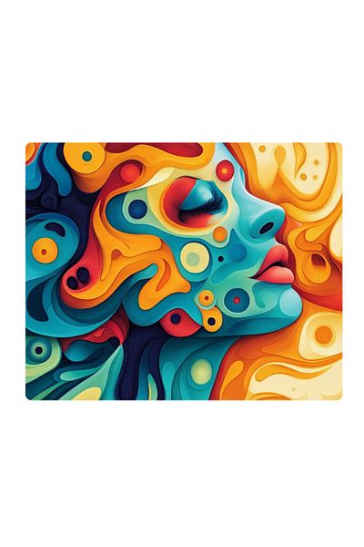 lili hediyelik Modern Themed Women's Printed Mousepad 17.5X21.5 cm