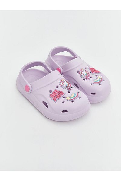 LC Waikiki Sandale de plajă pentru fete cu imprimeu LCW STEPS