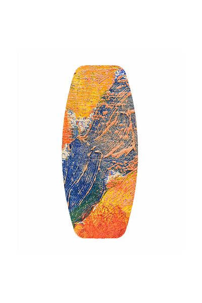 wudie Wooden Printed Balance Board Rocket Balance Board Rocket Gym Board