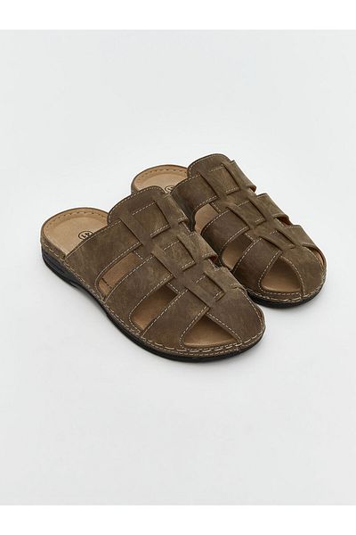 LC Waikiki Мъжки чехли с велурена визия