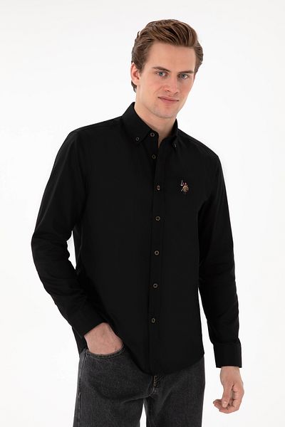 U.S. Polo Assn. База. Поло Асоциация Тъкана риза с дълъг ръкав 2083079