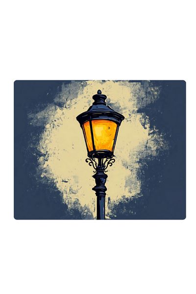 lili hediyelik Street Lamp Printed Mousepad 17.5X21.5 cm