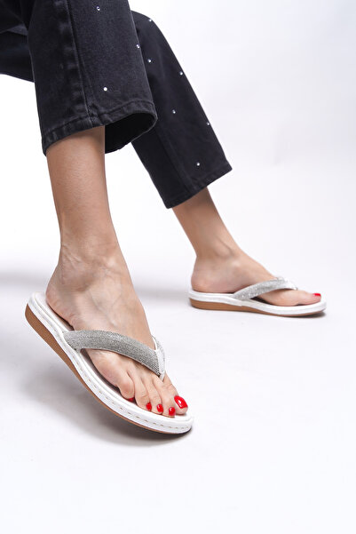 Riccon Rhaelves 0012288 Flip Flops de damă model Silver