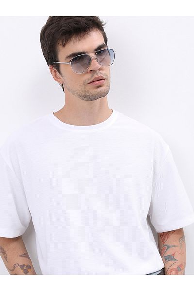 Ketch By Styli Solid Round Neck Regular Fit T-Shirt