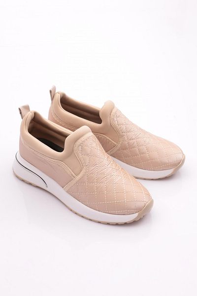 DGN Pantofi de damă cu model Argyle, bej, alb 51135105