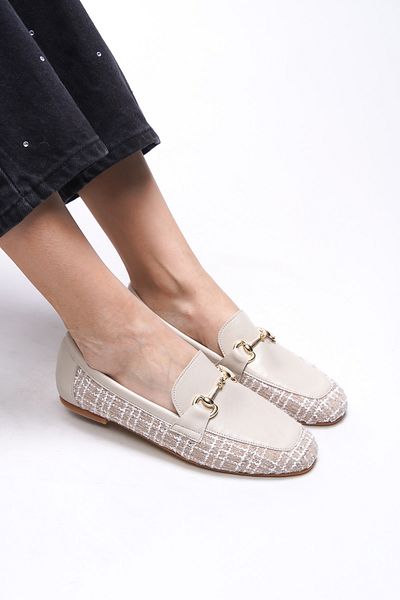 Riccon Γυναικείες μπαλαρίνες Winlayna Beige - 0012093