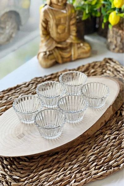 Rayan Sadaf 6-Piece Turkish Delight Bowl, Mini Sauce Bowl, Jam Bowl