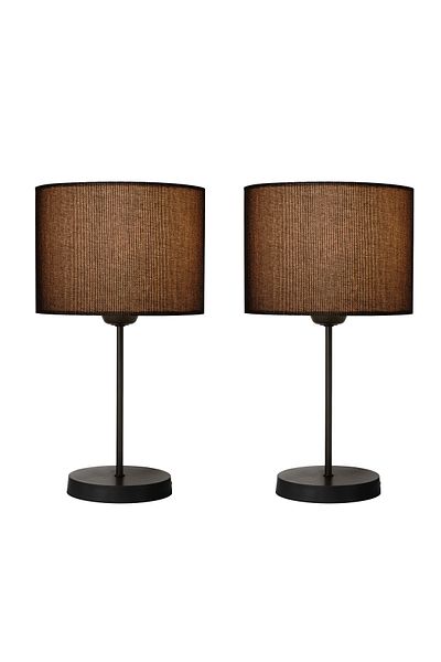 AG LightDesign Black Modern Table Lamp - Two Turquoise of 2