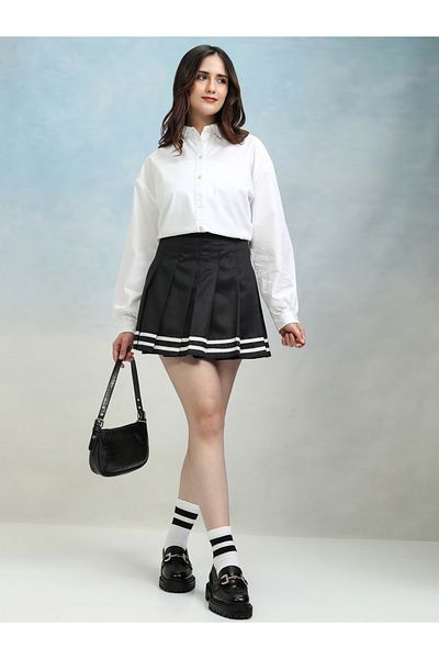 Tokyo Talkies By Styli Relaxed Fit Longline Casual Shirt