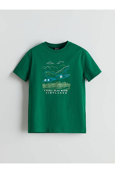 LC Waikiki Νέα σεζόν Crew Neck Boy's Tisort - S5JR42Z4
