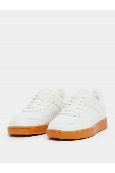 Styli Contrast Sole Lace Up Sneakers
