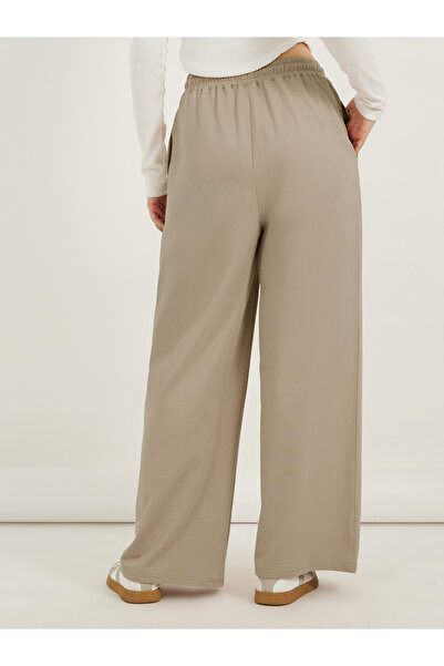 Styli Wide Leg Drawstring Joggers with Pintuck Detail