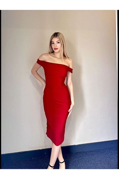 sportiness ROCHIE MIDI CREION CREION FĂRĂ BRETELE SANDY