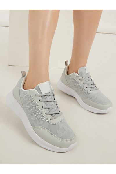 Styli Stitch Design Lace Up Sneakers