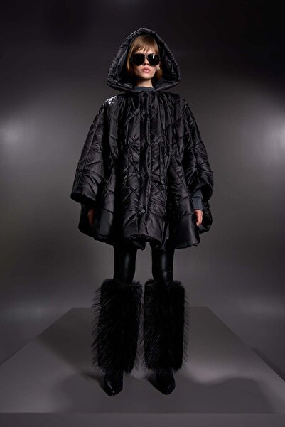 VDR Kadin Siyah Panço 16104