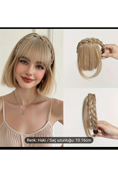 Handmade Kahkullu taç saç peruk postis kaynak citcit takma saç sentetik 1.sinif