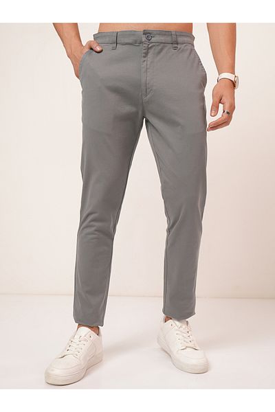 Highlander By Styli Mid Rise Regular Fit Chino Trousers
