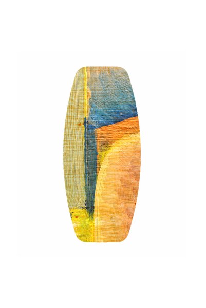 wudie Ahşap Baskılı Denge Tahtası Rocket Balance Board Rocket Gym Board