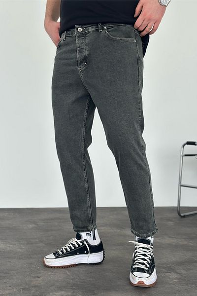 MADZEYMODA Ανδρικό τζιν παντελόνι Boyfriend Mold Smoked Jean KE-725