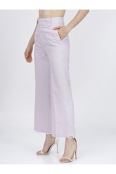 Tokyo Talkies By Styli High Rise Flared Trousers