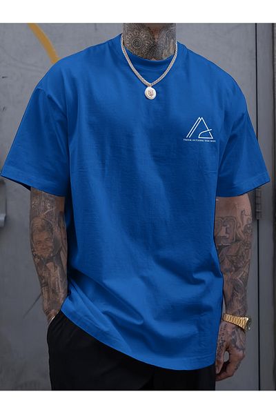 uyguntarz Unisex Think Outside The Box bedrucktes Oversize-T-Shirt