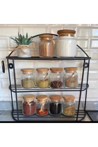 YLC Aksesuar ÇOK AMAÇLI SAĞLAM KALIN  METAL RAF( BANYO, MUTFAK,BALKON TERAS K...