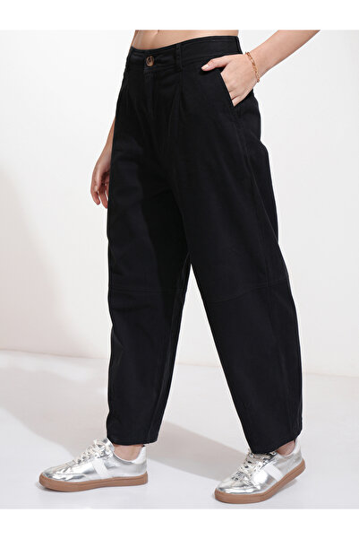 Tokyo Talkies By Styli Mid Rise Wide Leg Trousers