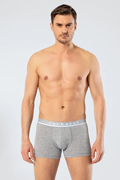 Cacharel Чоловічі боксери з еластичною талією, короткі штани, розмір L, 95% б...