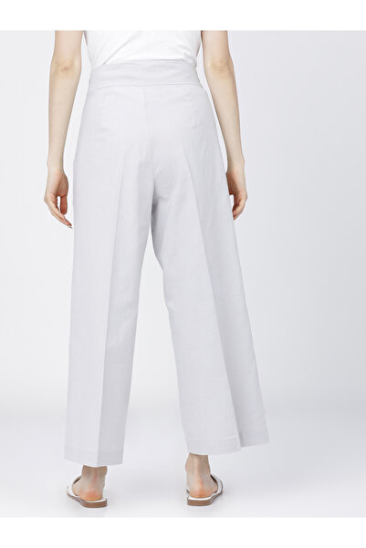 Tokyo Talkies By Styli Solid High Rise Flared Trousers