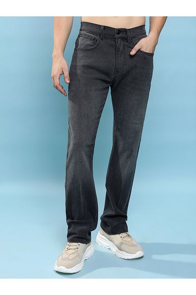 Highlander By Styli Mid-Rise Bootcut Stretchy Jeans