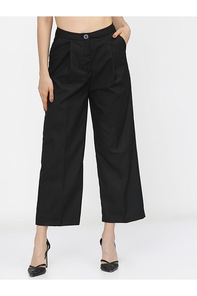 Tokyo Talkies By Styli High Rise Flared Trousers