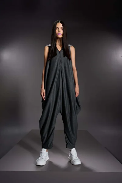 VDR Women's Anthracite Jumpsuit 16195