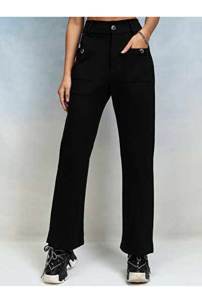 Tokyo Talkies By Styli High Rise Straight Fit Trousers