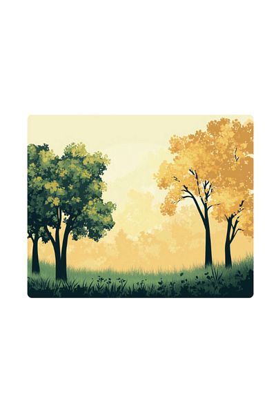 lili hediyelik Trees and Nature Printed Mousepad 17,5X21,5 cm