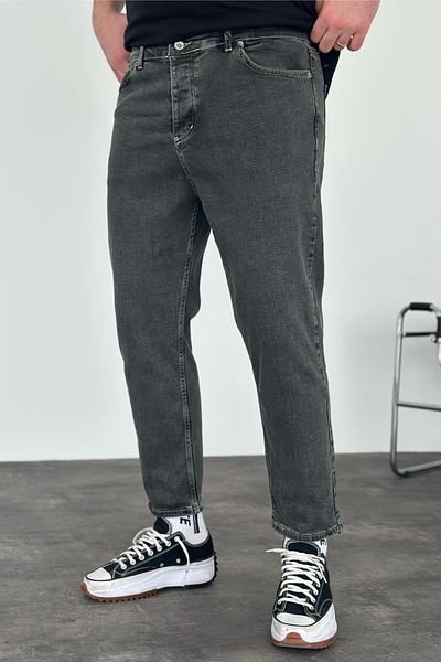 MADZEYMODA Ανδρικό τζιν παντελόνι Boyfriend Mold Smoked Jean KE-725
